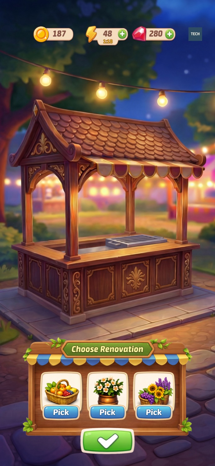 Renovating a location in DreamMakers