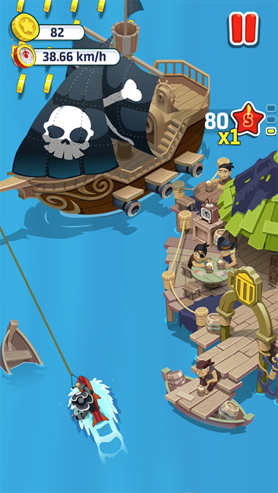 SkiHero pirate world